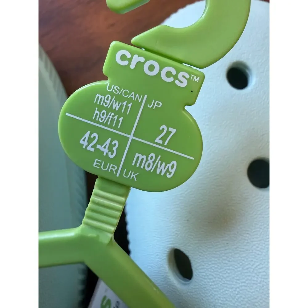 Light turquoise NWT crocs womens size 11